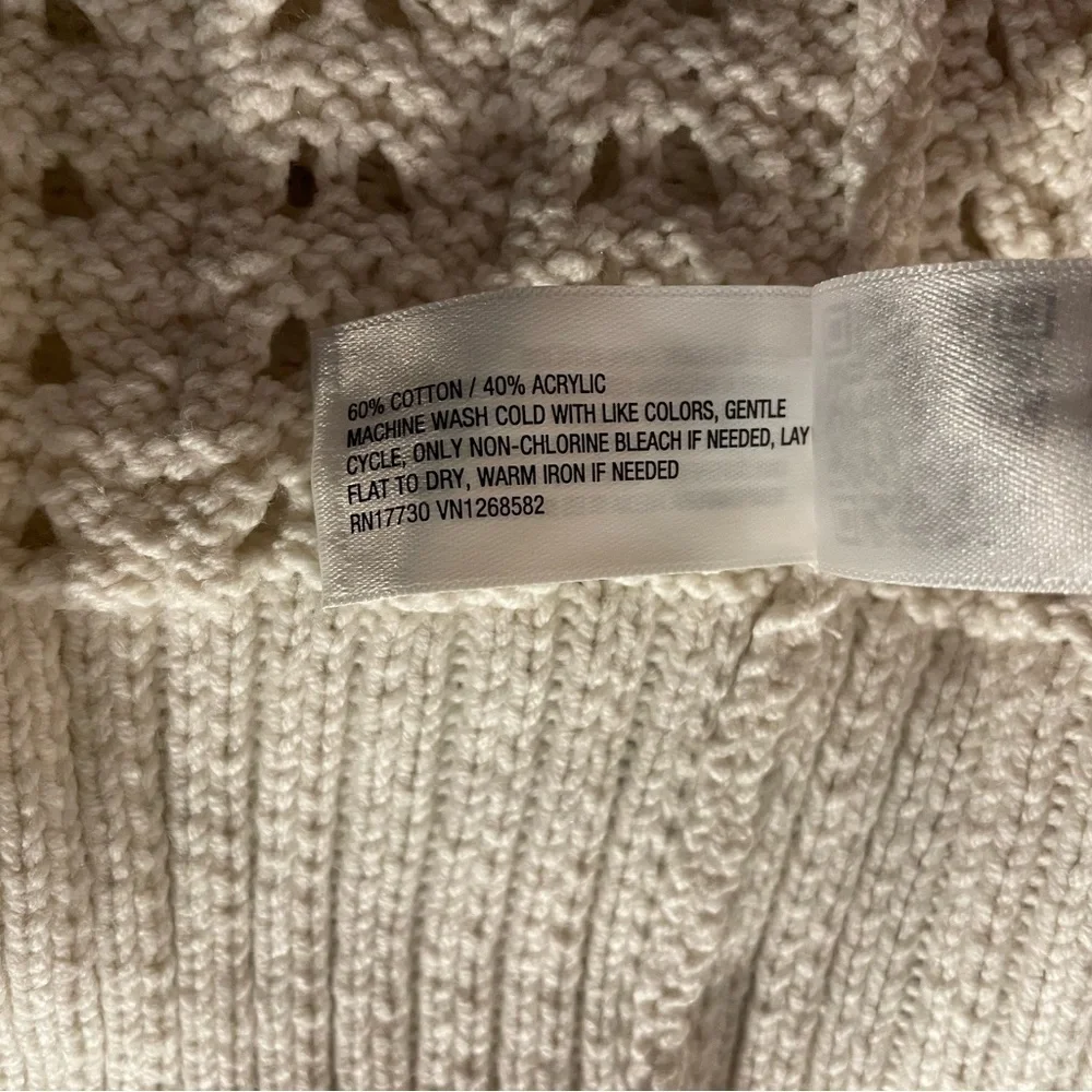 186. Universal Thread Cream Tank Sweater, Size XXL, NWT